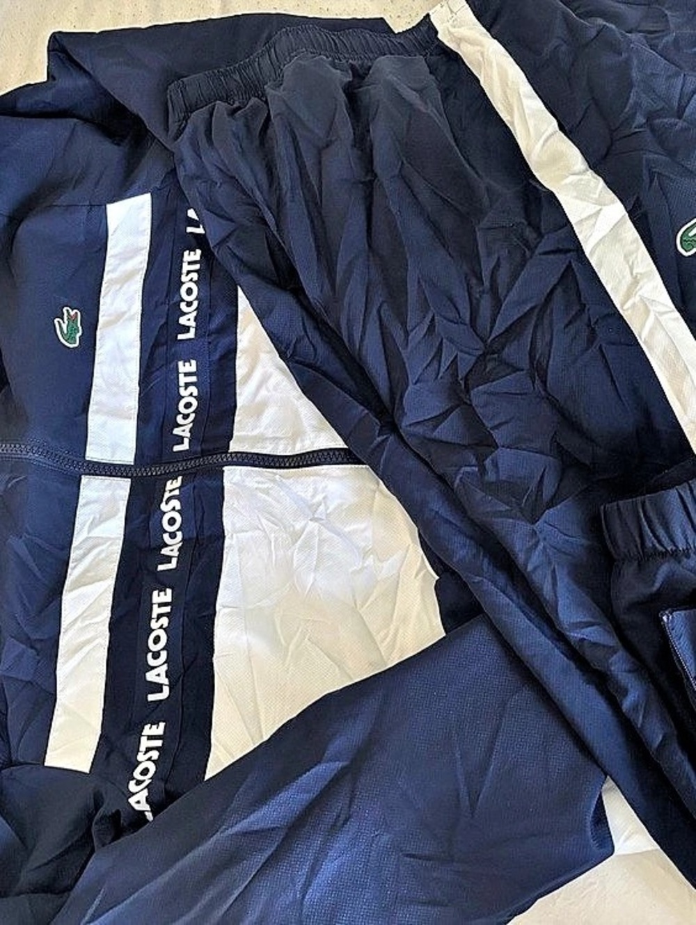 Lacoste Sport Printed Tracksuit Blue & White US 5 - Picture 4 of 8